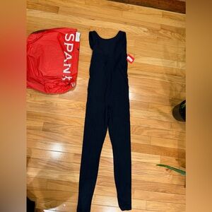 SPANX Barely Black OnForm Tank Jumpsuit